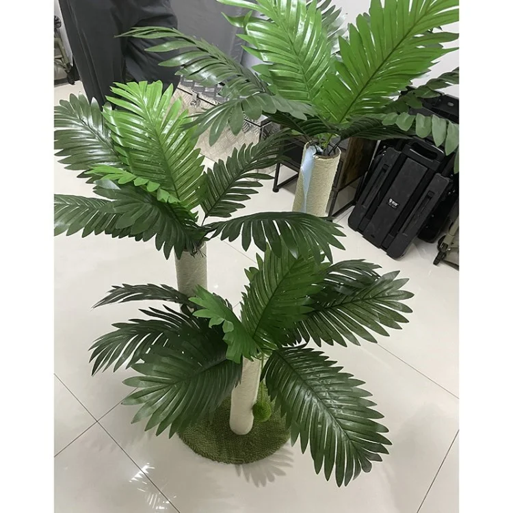 LEMONDA Cat Scratching Post Cat Scratcher Tree for Indoor (MOQ: 200) - Areca Palm
