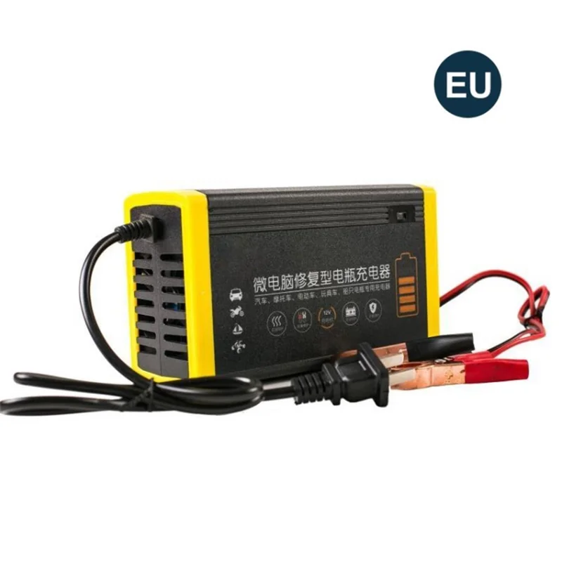 12V / 6A Car Motorcycle Battery Adapter Charger - EU Plug