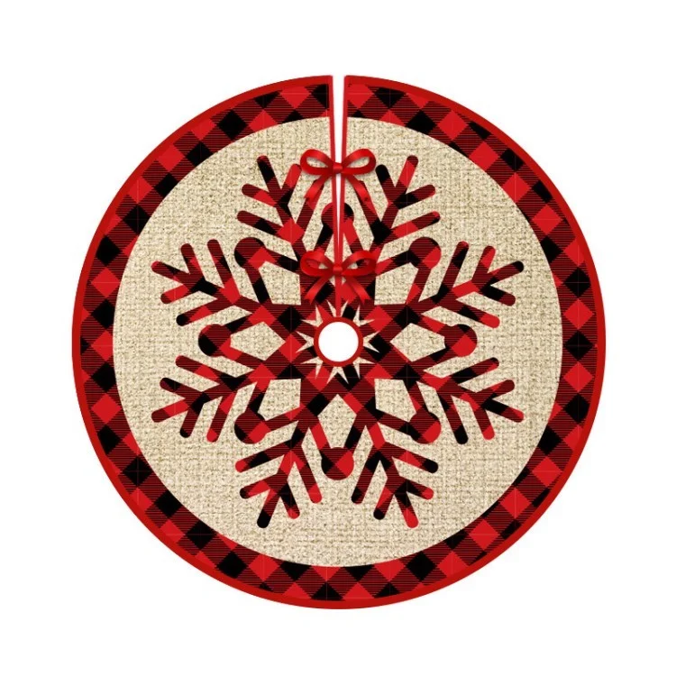 Christmas Tree Skirt Xmas Tree Decorations Tree Base for Holiday Home Decor Party Xmas - Style A