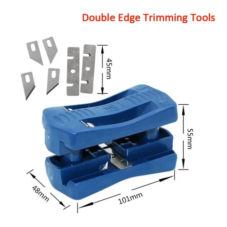 Trimmer Trimmer Bedge Banding Cutter Plvc Manuale in PVC Manuale Della Macchina Della Guida di Guida di Boggio - Strumenti di Taglio a Doppio Bordo