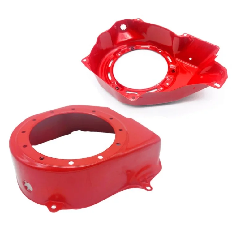Gasoline Generator Engine Cover Recoil Shroud Housing for HONDA GX390 13HP 16HP 5KW - Red