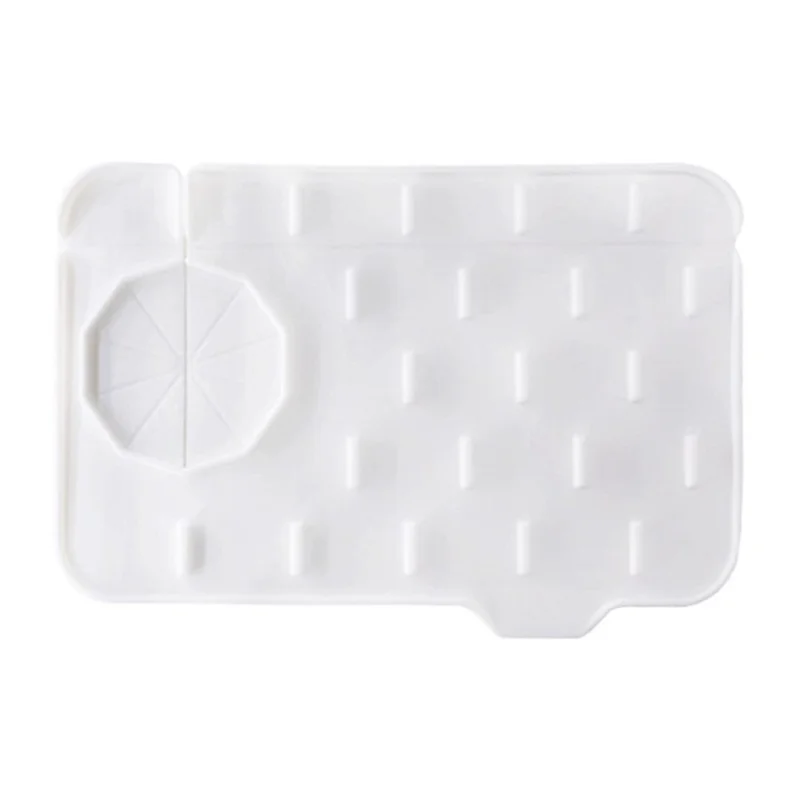 Kitchen Faucet Cover Silicone Faucet Sink Splash Guard Drip Protector Catcher for Kitchen Bathroom Faucet Countertop Protect - White