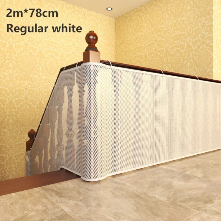 Baby Stair Baluling Safety Protter Guard Baby Proofing Stair Balcon Banister Baluling Proof Mesh Pour Les Enfants, Les Animaux de Compagnie, Les Jouets - 2mx78 cm / Habituel