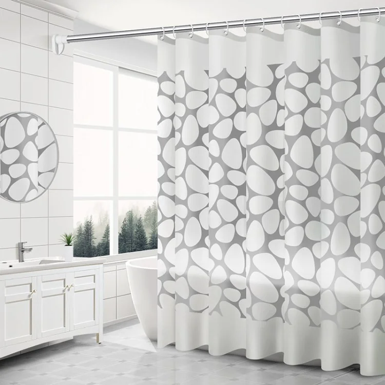 Peva Badezimmer Duschvorhang 240x200 cm Schimmelbestimmtes Wasserdichtes Badezimmer Vorhang - Stil L