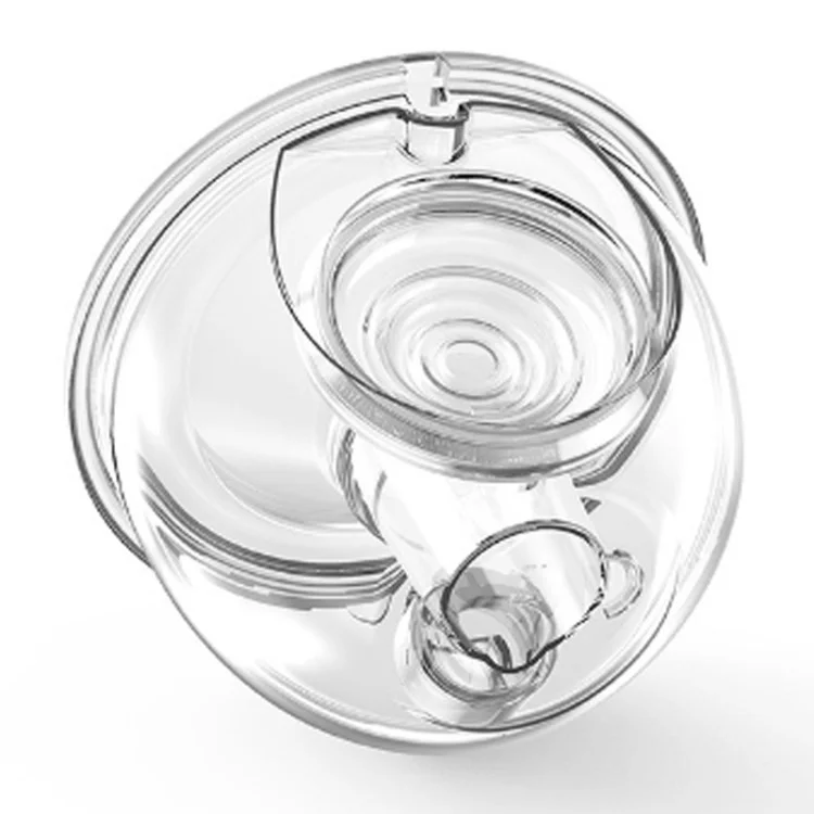 Milk Collector Mouthpiece Part for Breast Milk Pump S9 S12 S4DW Silicone Breastfeeding Milk Saver (BPA-Free, NO FDA Certificate) - Transparent