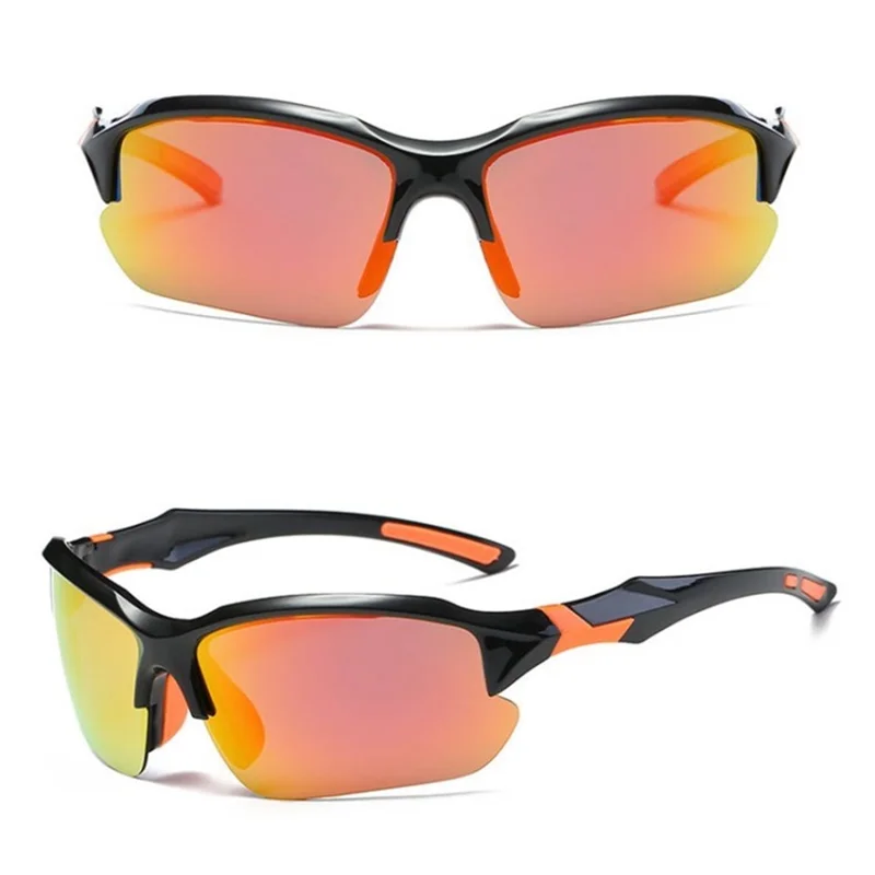 Polarized Sunglasses Bicycle Cycling Glasses Color Changing Eyewear - Red