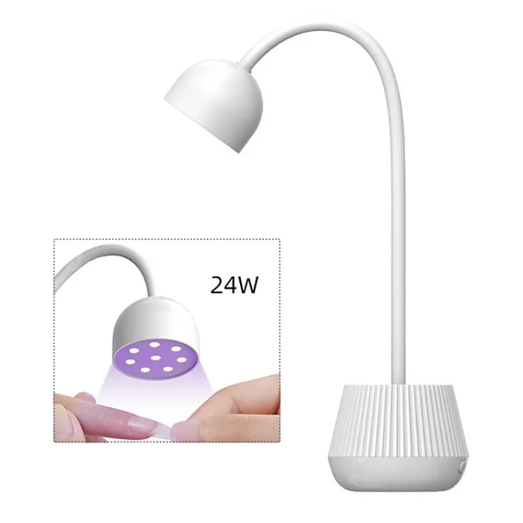 Lámpara de Uñas LED UV 24W 1500mAh Seco Seco Rápido Secador de Uñas Luz de Esmalte Para Decoración de Manicura Del Salón - Acumulador