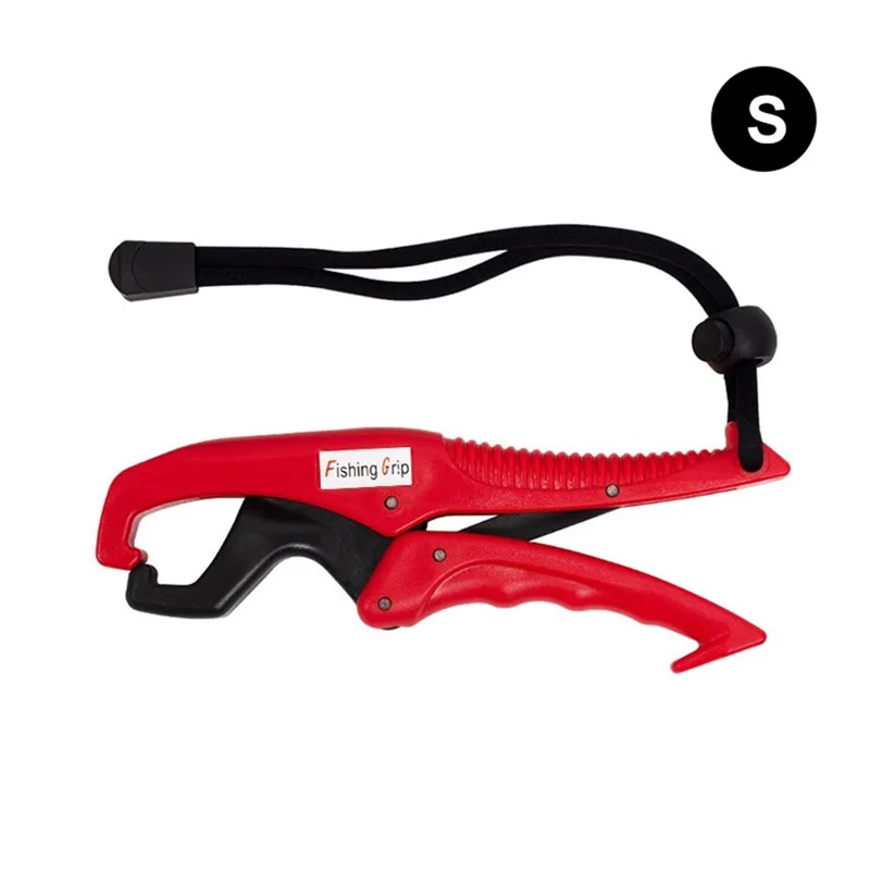 Floating Fish Gripper Clip Catfish Holder Trout Fish Mouth Grip Tool Fishing Plier - Red / S