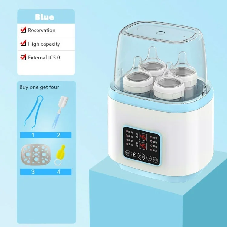 Electric Baby Bottle Warmer Stronger Power Fast Breast Milk Warmer Baby Food Heater - Blue