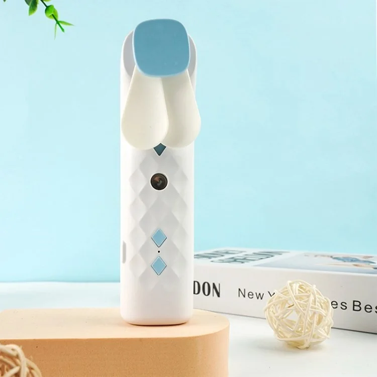 Handheld -misting -lüfter 500mah Wiederaufladbarer Wasserspray -lüfter -fahrt Persönlicher Lüfter Für Home Office Outdoor - Weiß