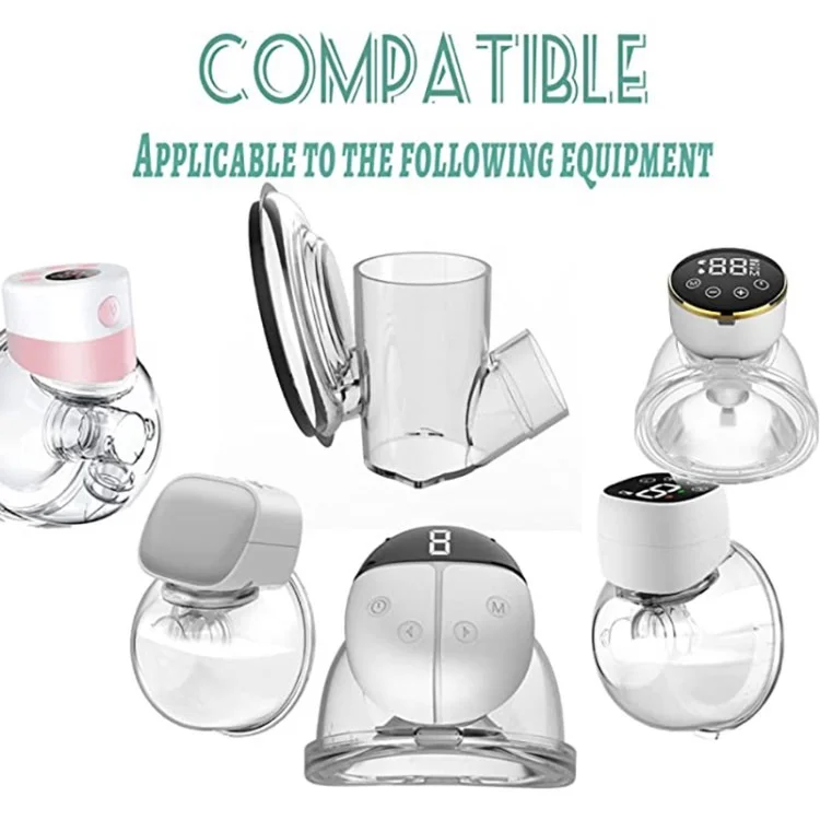 Breast Pump Connector Wearable Breast Pump Linker for S9 S12 Breast Pump Accessory (BPA-Free, NO FDA Certificate) - White