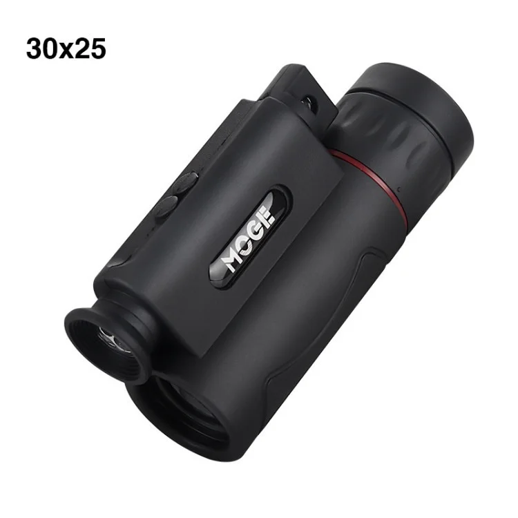 MOGE 30x25 High Powered Monocular Phone Camera Adapter Night Vision Telescope for Birds Watching Hunting Hiking