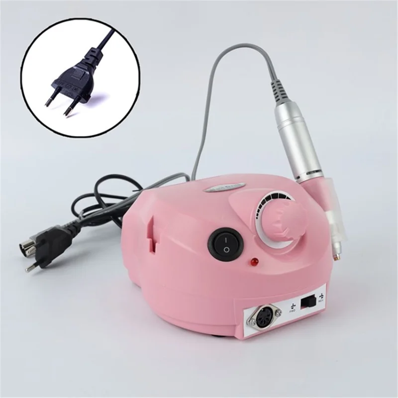US-202 3,5w Electrcl Ligl Poliner Macher Machere Manicure Pedicure Conjunto Para Acrílico e Unhas de Gel - Rosa / Plugue da ue