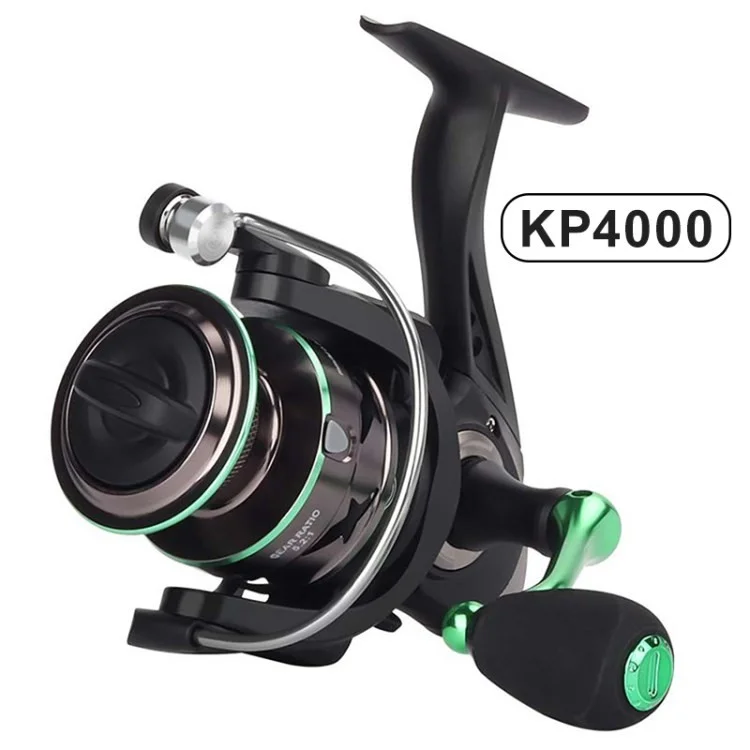 KP800-7000 Metal Fishing Reel 5.2:1 Saltwater Freshwater Right Left Hand Reel - KP4000 / EVA Rocker