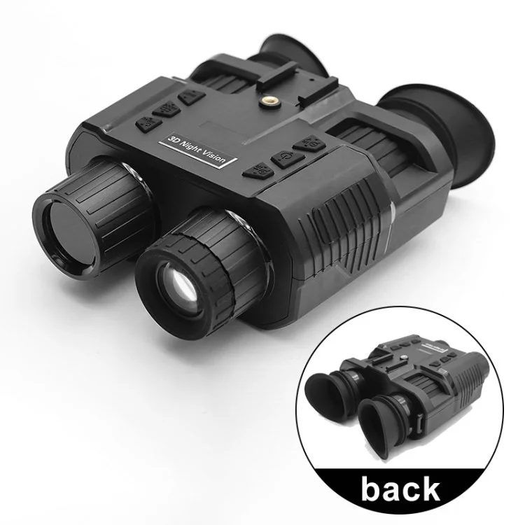 NV8000 Night Vision Goggles Binoculars Numériques Avec un Équipement Tactique de L'objectif Infrarouge Pour la Sécurité de la Chasse - le Noir