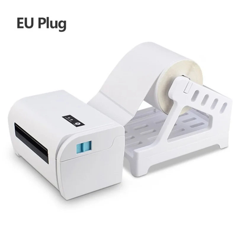 ZJ-9200 USB Label Printer Wireless Bluetooth-compatible Thermal Label Barcode Printer - EU Plug