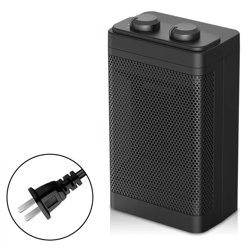 Electric Indoor Heater Thermostat PTC Fast Heating Fan for Home Office - YND - 1200F / CN Standard Plug