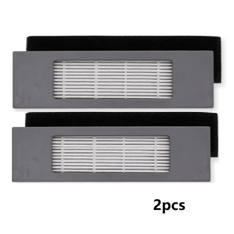 Vacuum Cleaner Parts Accessories for Ecovacs Deebot OZMO950 920 T8 T5 N8 Brush Mop Filter Replacement Kit - 2 Hypa Filters