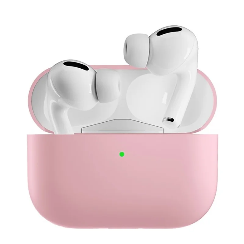 For AirPods Pro 2 Silicone Case Anti-Fall Anti-Dust Bluetooth-compatible Earphone Headphone Earbud Cover - Pink