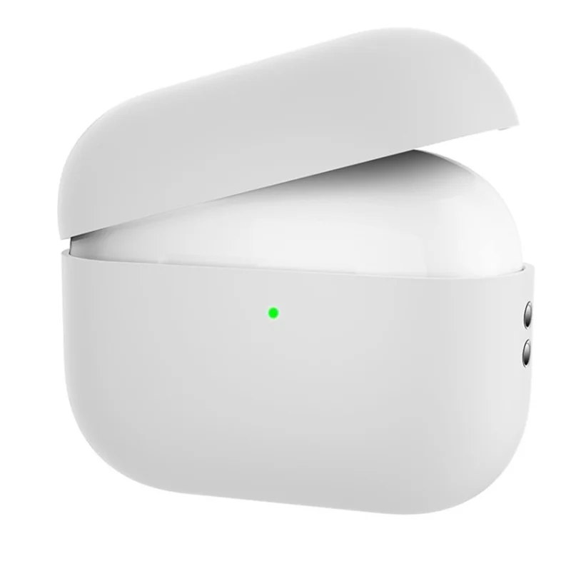 Para Airpods Pro 2 Capa de Silicone Anti-queda Anti-poeira Capa de Fone de Ouvido de Fone de Ouvido Bluetooth - Branco