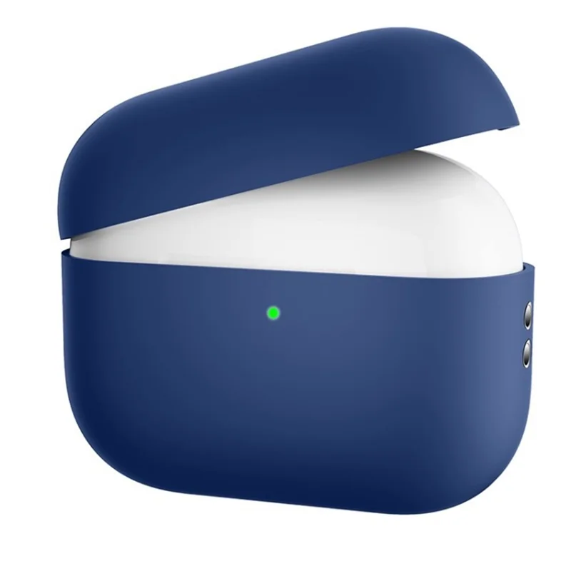 For AirPods Pro 2 Silicone Case Anti-Fall Anti-Dust Bluetooth-compatible Earphone Headphone Earbud Cover - Dark Blue