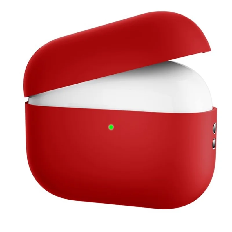 Para Airpods Pro 2 Capa de Silicone Anti-queda Anti-poeira Capa de Fone de Ouvido de Fone de Ouvido Bluetooth - Vermelho