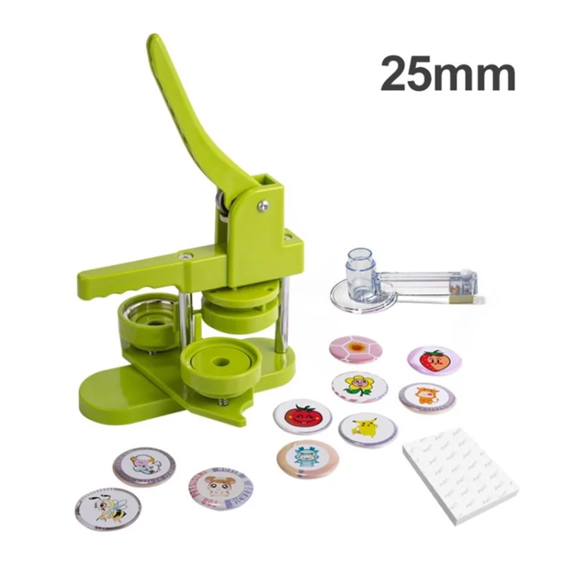 Pin Maker Handheld Wholesale Portable Button Maker Installation Free Badge Machine DIY ...