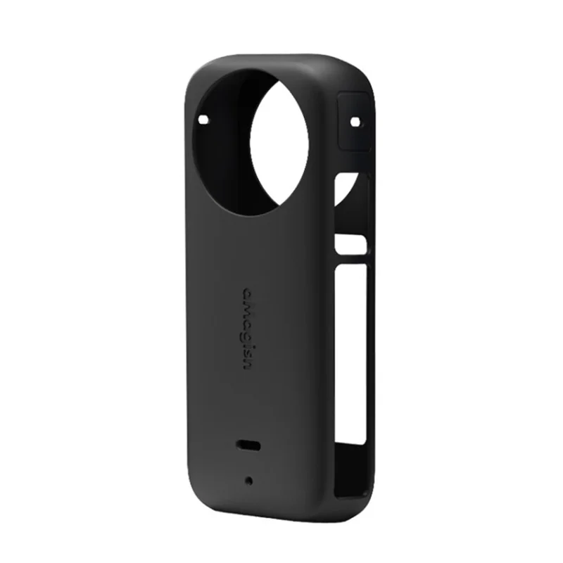 AMAGISN Anti-Scratch Camera Protective Case for Insta360 X3, Anti-Scratch Silicone Cover Accessories - Black