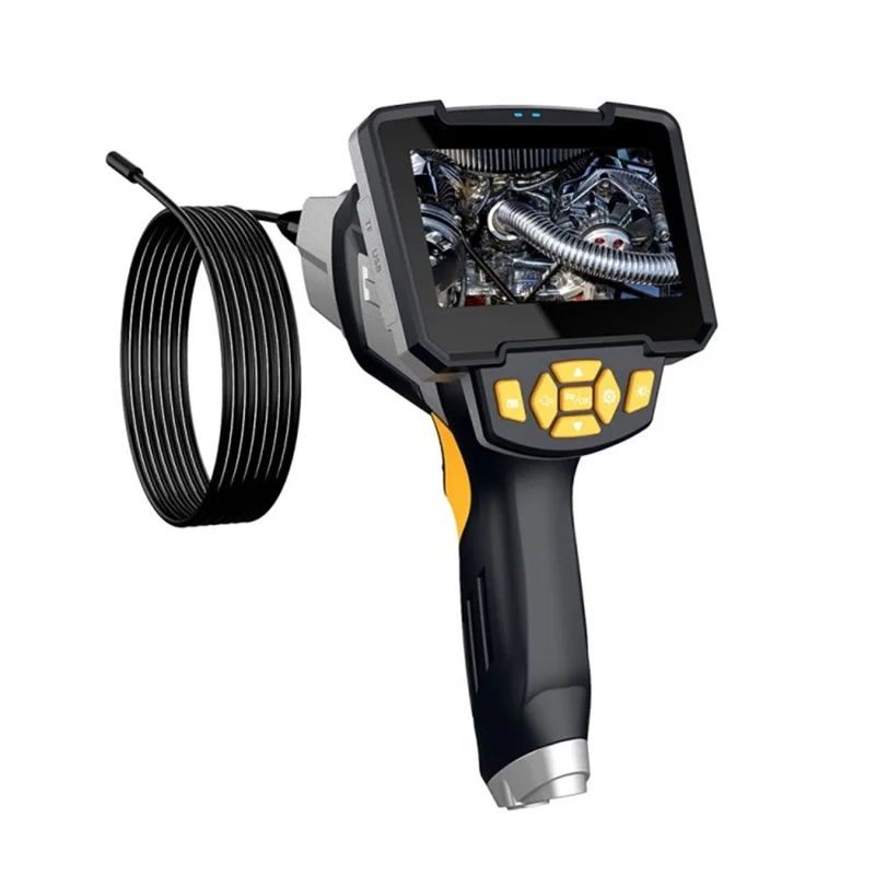 Industrial Endoscope 8mm Digital Pipe Inspection Camera 4.3'' HD LCD IP67 Waterproof Camera Handheld Endoscope - Single Lens