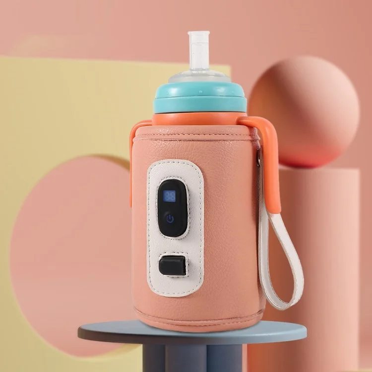 Baby Food Heater Warmer Baby Defrost Warmer Accurate Temperature Control for Breastmilk Formula - Pink