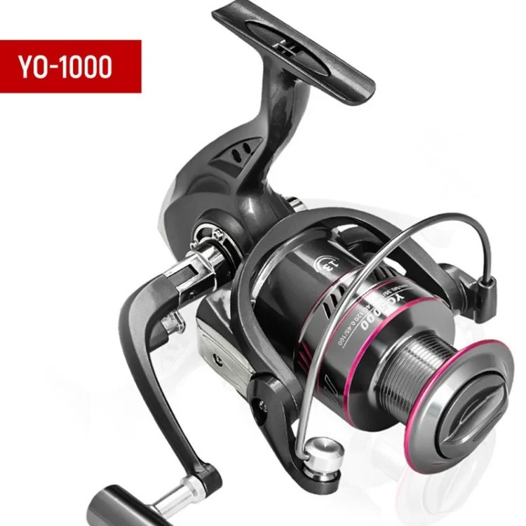 yo Series 12kg Max Drag Fishing Wheel 5.2: 1 Relação de Transmissão Toda a Roda de Pesca de Metal - YO-1000
