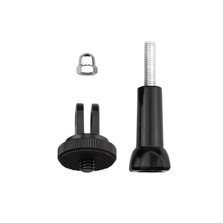 Kamera -klammeradapter Für Insta360 One X3 / X2, Sportkamera Helm Feste Halterungen Mit 1 / 4 Zoll Langes Schraubenkamerazubehör - Schwarz