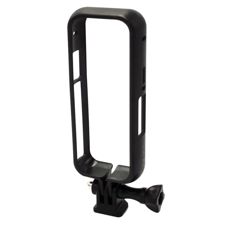 For Insta360 One X3 Panoramic Camera Plastic Protective Frame Anti-drop Cage Mount Bracket - Black