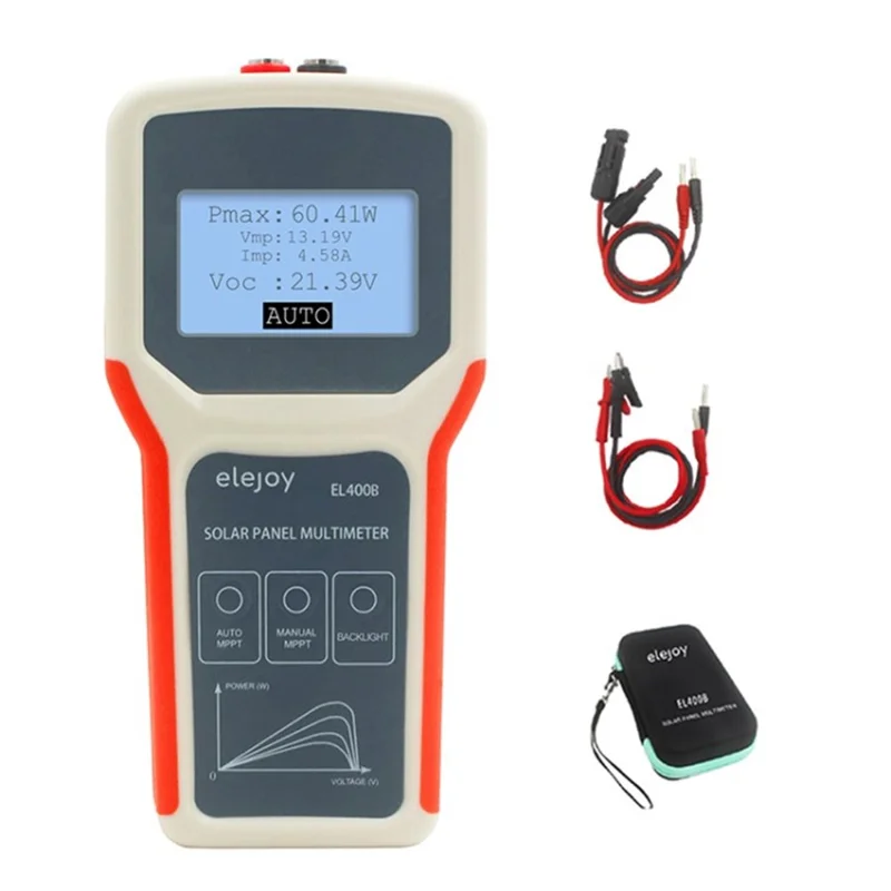 Elejoy Солнечная Панель -тестер Auto / Ручной Инструмент Mppst Photovoltaic Panel Multiemeter Testing Meter - EL400B