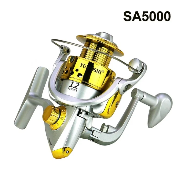 YUMOSHI Portable Fishing Reel 5.5:1 Gear Ratio Spinning Reel for Saltwater or Freshwater - SA5000