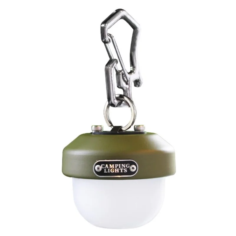 Outdoor Camping Light Portable USB Rechargeable Emergency Backpack Light LED Camping Lantern - Army Green