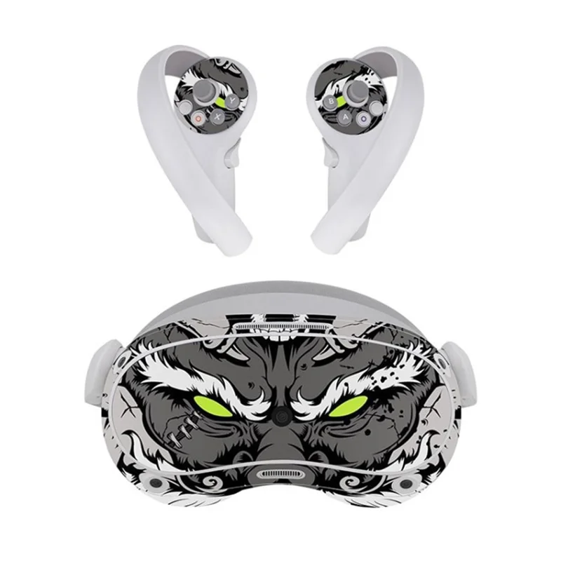 HIFYLUX PC-SF19 Personalize Sticker Skin  for PICO 4 Protective Decal VR Headset Controllers Stickers - Dark Lord