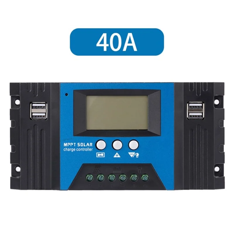 MPPT Solar Controller жк -дисплей 12V 12V / 24 в Регулятор Зарядного Устройства 24 в - 40a
