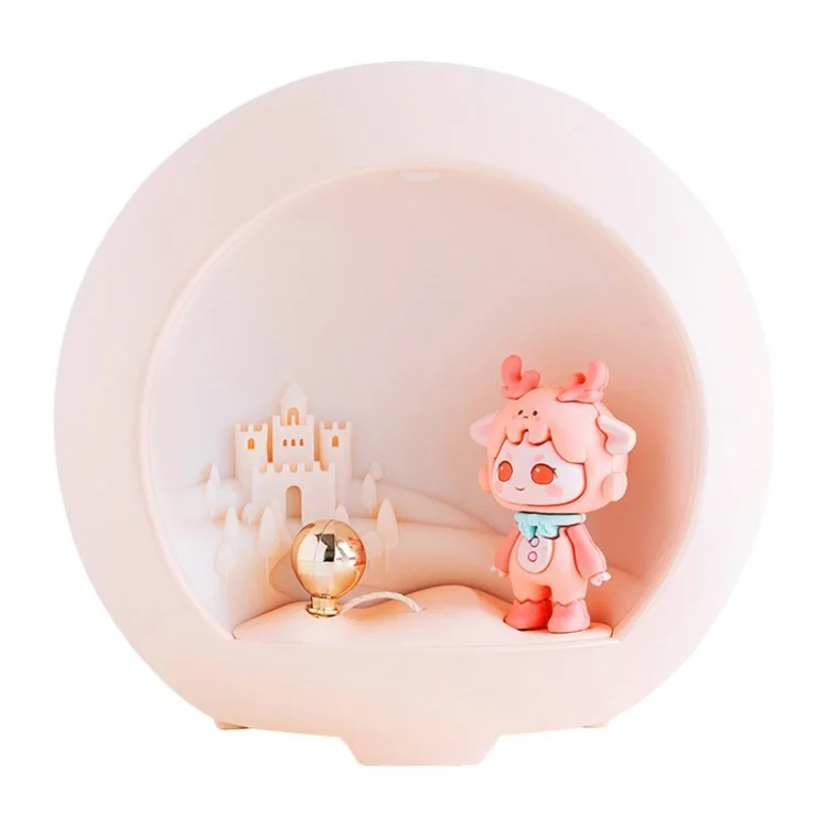 Diffusore Aroma USB Carino 100 ml di Olio Essenziale Umidificatore Aromaterapy Produttore di Nebbia Aromatico Con Luce a LED - Rosa