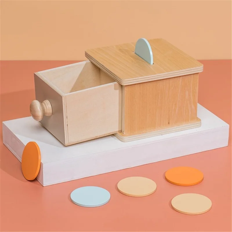 Giocattoli Educativi Montessori Toys Wooden Ball Object Preschool Learning Toy Per Bambini Bambini Piccoli - Stile a.