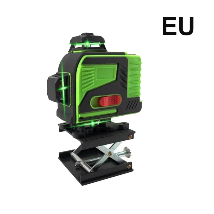 16 Lines Laser Level Green Beam Self-Leveling Level for Home Improvement Layout Work -  EU Plug