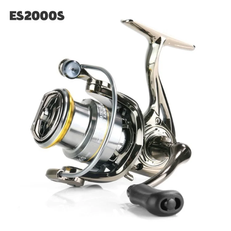 Deukio Outdoor Fishing Reel Full Metal 5 + 1bb 5.2: 1 Roue de Rotation - Es2000 / Bras Unique