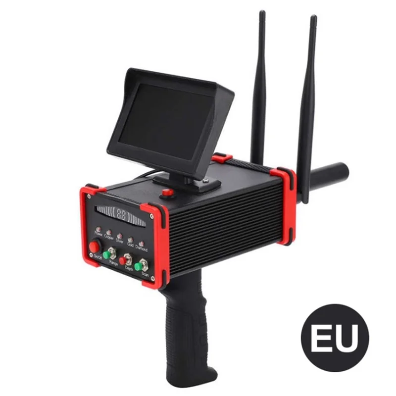 High Accuracy Metal Detector Finder AC100-240V Underground Gold Finder Scanner - EU Plug