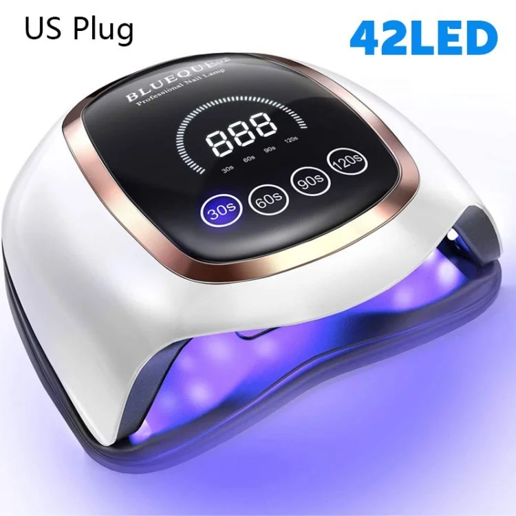 Blueque UV V3 42-led Last Lamp Lamp 168W Уф-лак Для Ногтей Для Салона и Домашнего Использования - us Plug