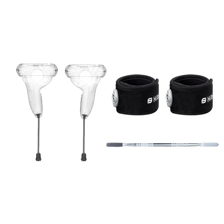 Cubiertas de Agarre de Controlador de Silicona 2pcs 2pcs Para Oculus Quest 2 VR Auriculares Anti-Throw Manga Protectora Con Correas - Cubierta+correa de Muñeca