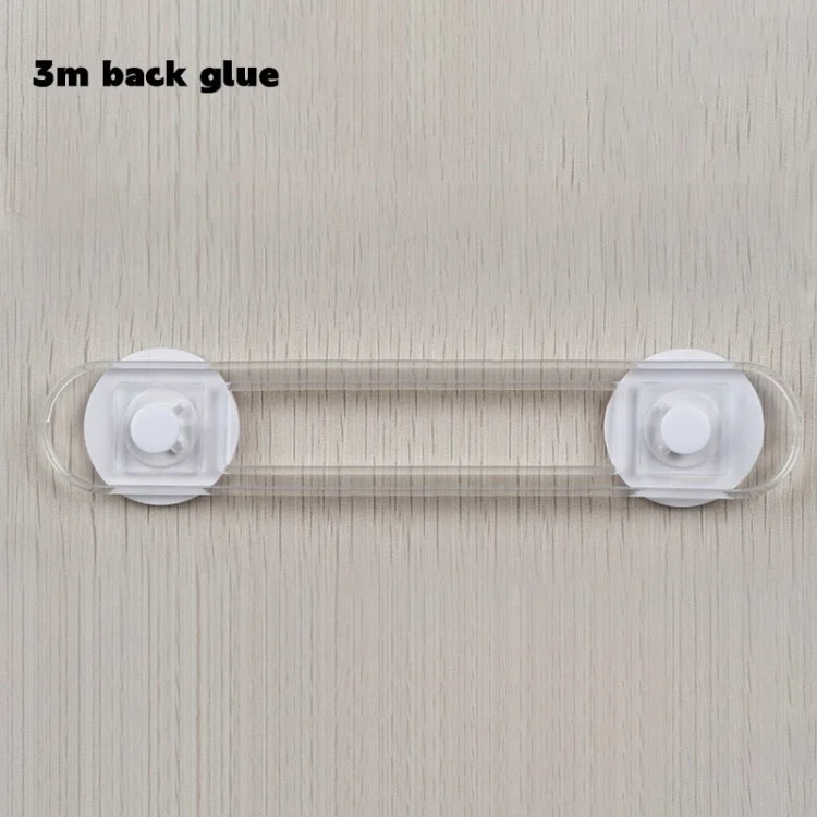 Cabinet Lock Multi-Use Self-Adhesive Baby Proofing Safety Strap Lock - 16.7cm / Glue