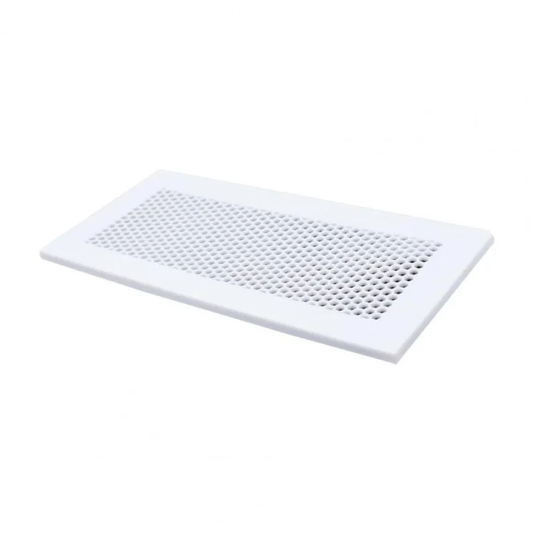 Floor Vent Cover Silicone Floor Register 4×10in Rectangle Vent Cover for Home Wall Ceiling Catch Debris Hair - White