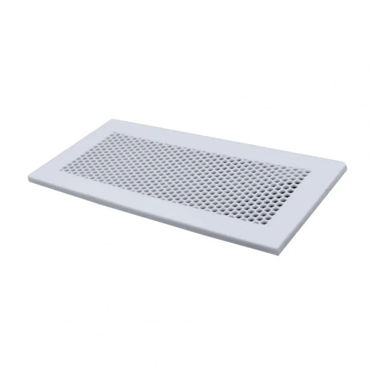 Floor Vent Cover Silicone Floor Register 4×10in Rectangle Vent Cover for Home Wall Ceiling Catch Debris Hair - Grey