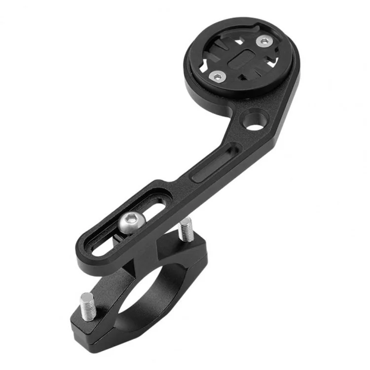 BG-2112 Fahrrad Computer Mount Road Fahrrad Radfahren Computerhalter Bike Stamm Verlängerung Halter Für Gaemin / Bryton / Katzenauge / Igs - Schwarz