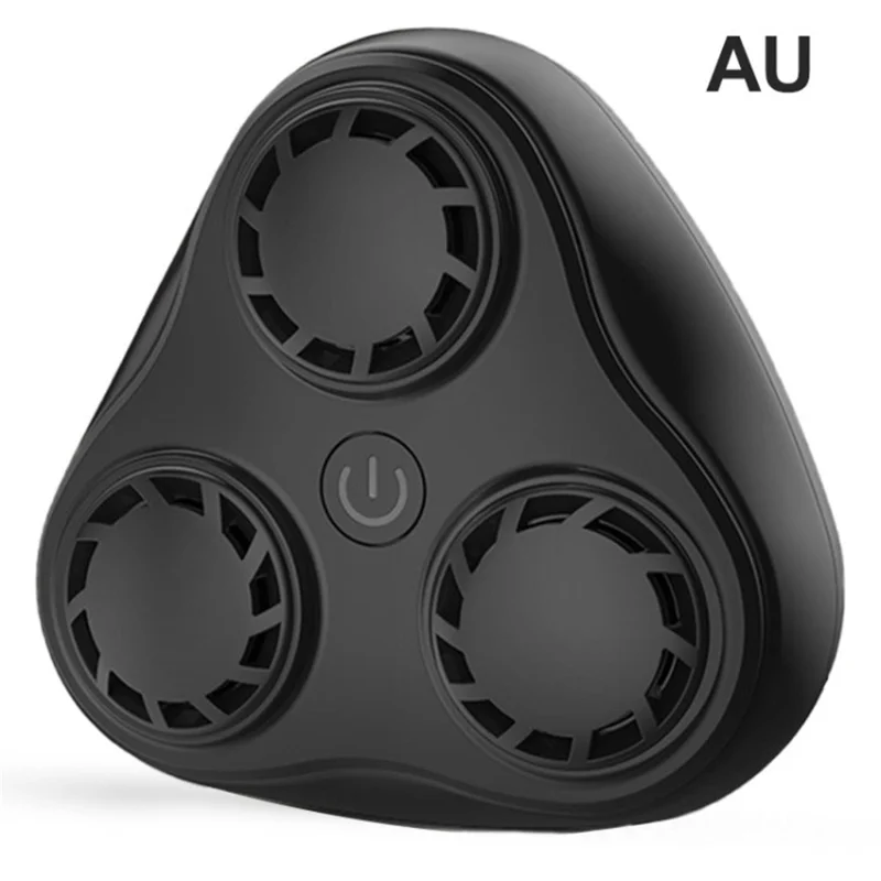 Electronic Rat Repellent 3-Horn Ultrasonic Mouse Pest Control Repeller - Black / AU Plug